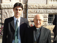 Luigi Bressan (Arcebispo de Trento) e Everton Altmayer.